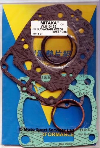 Top end gasket set kawasaki - top, kx